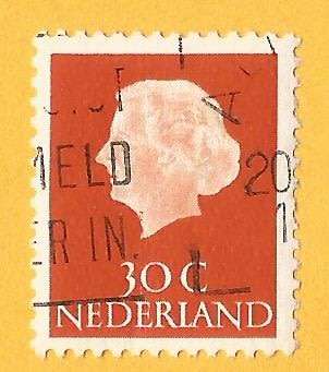 Netherlands-Used-Cancel-Thematic-Famous Person