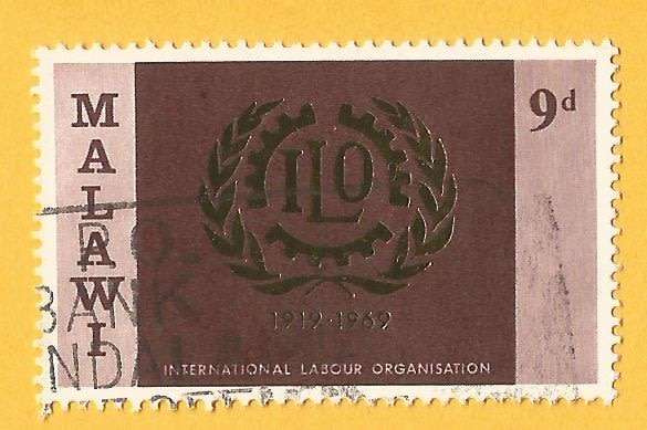 Malawi -9d- Used-Cancel-Thematic-Symbol