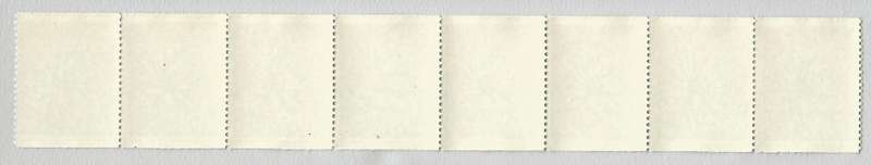 RSA-1977 SACC435a-Coil-1c-Protea-Strip of 8-MNH-Thematic-Flora-Protea-Variety-Smudge
