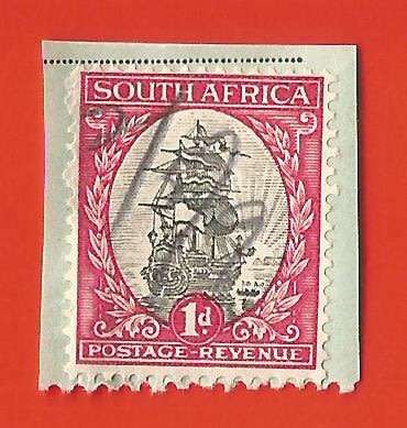 Union of South Africa- Fiscally Used- Cancel- On Paper- Single- Thematic- Transport- Boat
