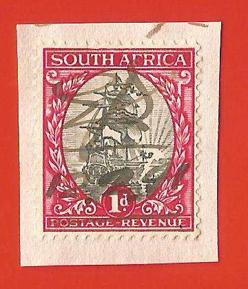 Union of South Africa- Fiscally Used- Cancel- On Paper- Single- Thematic- Transport- Boat