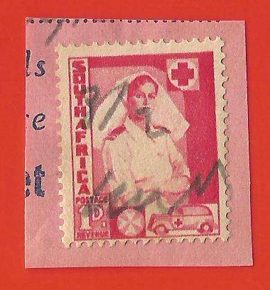 Union of South Africa- Fiscally Used- Cancel- On Paper- Single- Thematic- Nursing