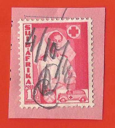 Union of South Africa- Fiscally Used- Cancel- On Paper- Single- Thematic- Nursing