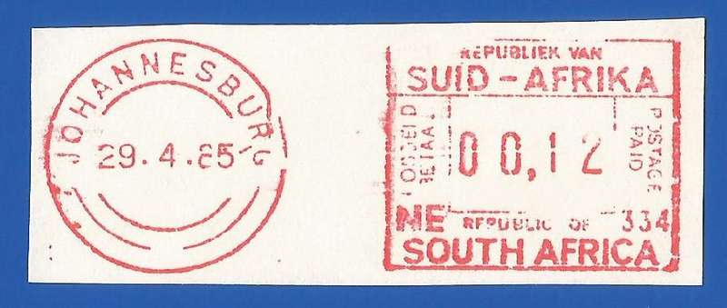 RSA-Cancel-Postmark-Post Mark-1985-Johannesburg-Postage Paid