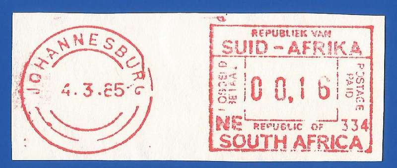 RSA-Cancel-Postmark-Post Mark-1985-Johannesburg-Postage Paid