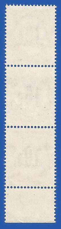 SWA 1961 Postage dues SACC61 - MNH - Marginal Piece Vignette shifted to the right