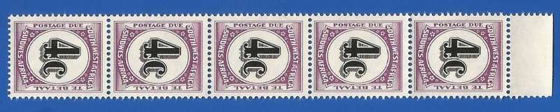 SWA- 4c- 1961 Postage dues SACC58- MNH -