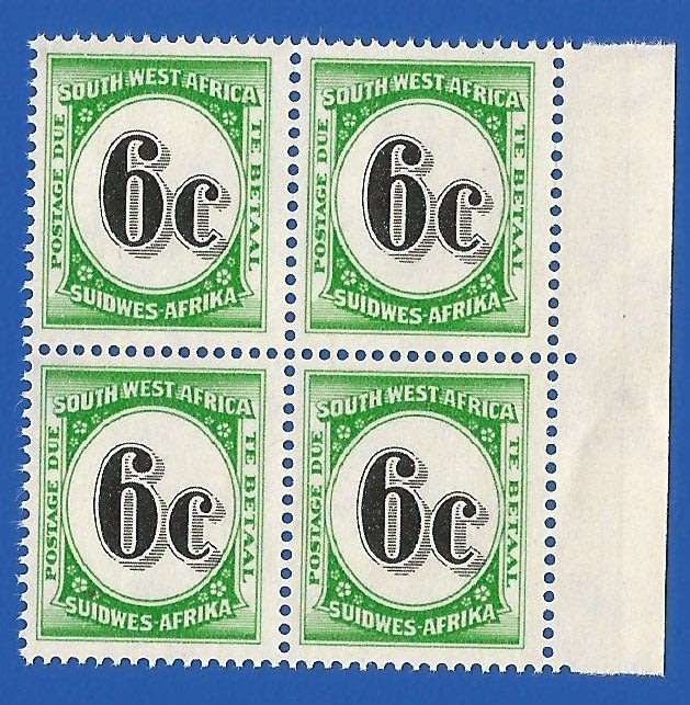 SWA- 6c- 1961 Postage dues SACC60- MNH