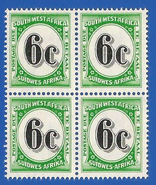 SWA- 6c- 1961 Postage dues SACC60- MNH