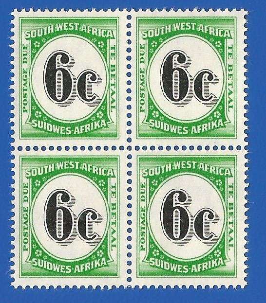 SWA- 6c- 1961 Postage dues SACC60- MNH