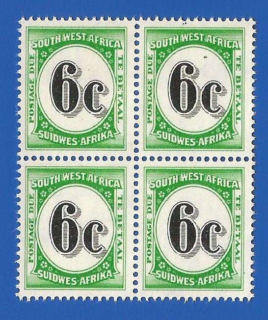 SWA- 6c- 1961 Postage dues SACC60- MNH