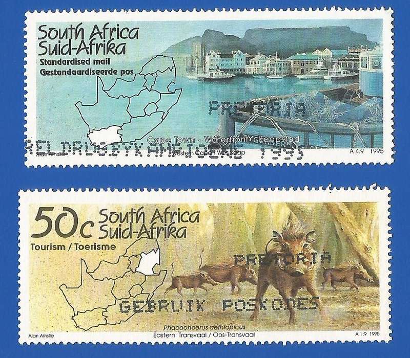RSA-1995- SACC- Used- Thematic-Wild Live-Tourism-Scenery
