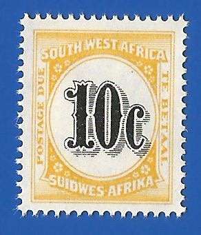SWA 1961 Postage dues SACC61 - MNH 10c