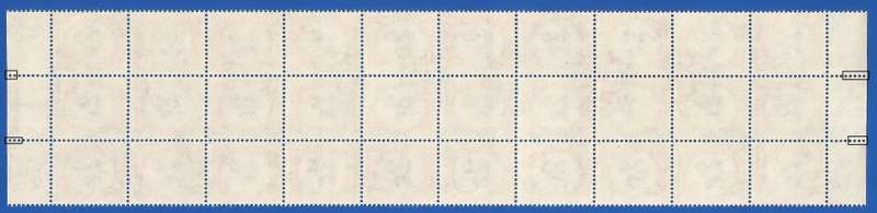 SWA- Postage dues- SACC57  - 2c - MNH Large block showing multiple lines through the stamps