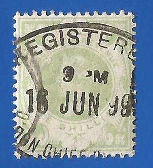 England SG211 Queen Victoria 1/- Shilling - Used- Thematic- Famous Person