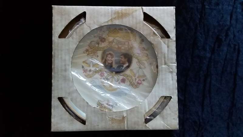 Prince William Pottery Co. England- Exclusive Edition-1986- Commemorate Their Marriage-Boxed