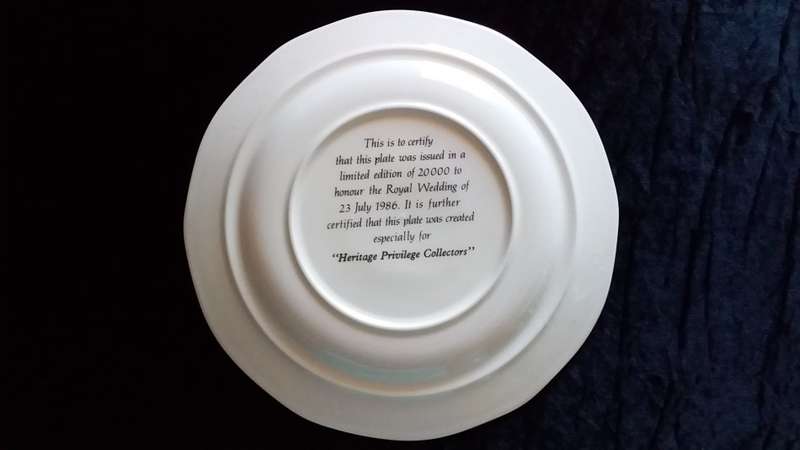 `Heritage Privilege Collectors`-Limited Edition - The Royal Wedding of Sarah and Andrew
