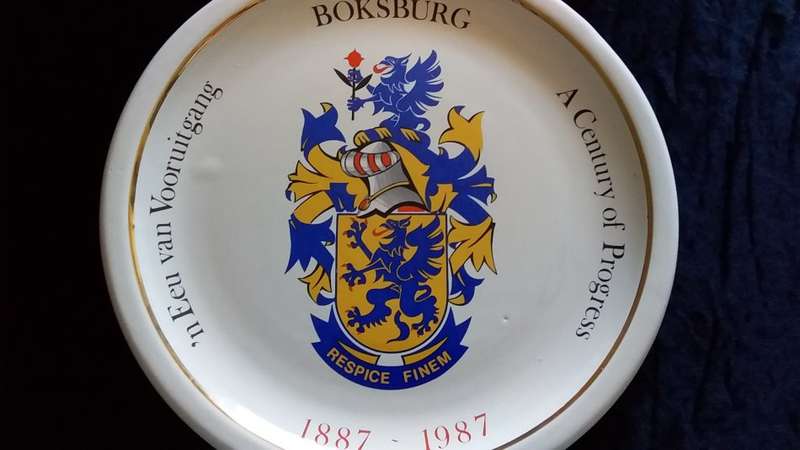 Plate- 1887-1987- A Century of Progress- Boksburg