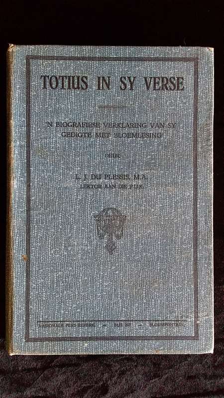 Book - Totius In Sy Verse- Pages 175. 1924 Edition