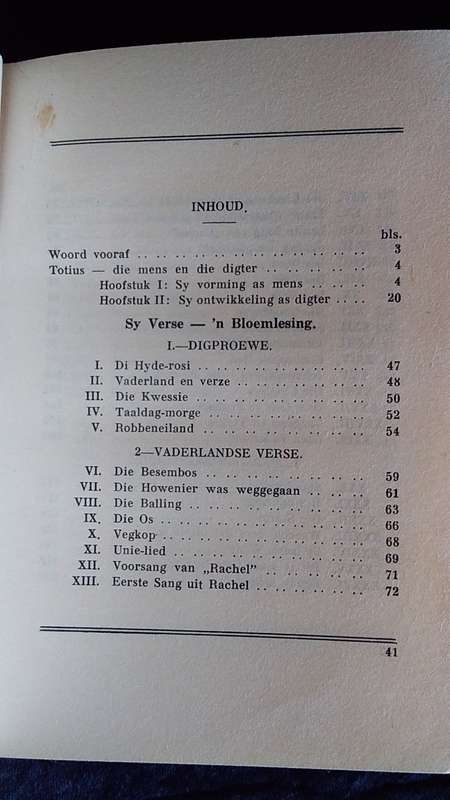 Book - Totius In Sy Verse- Pages 175. 1924 Edition
