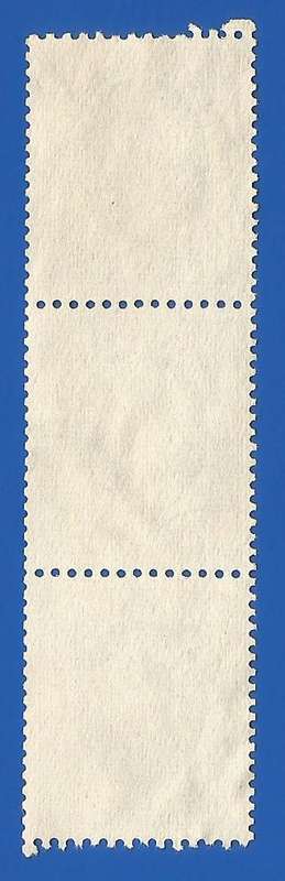 Rhodesia and Nyasaland SACC2a - Coil- Strip of 3 Stamps- Used- Thematic- Famous Person
