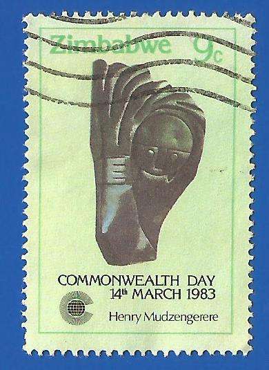 Zimbabwe- 9c- Used- Thematic- Art- Crafts