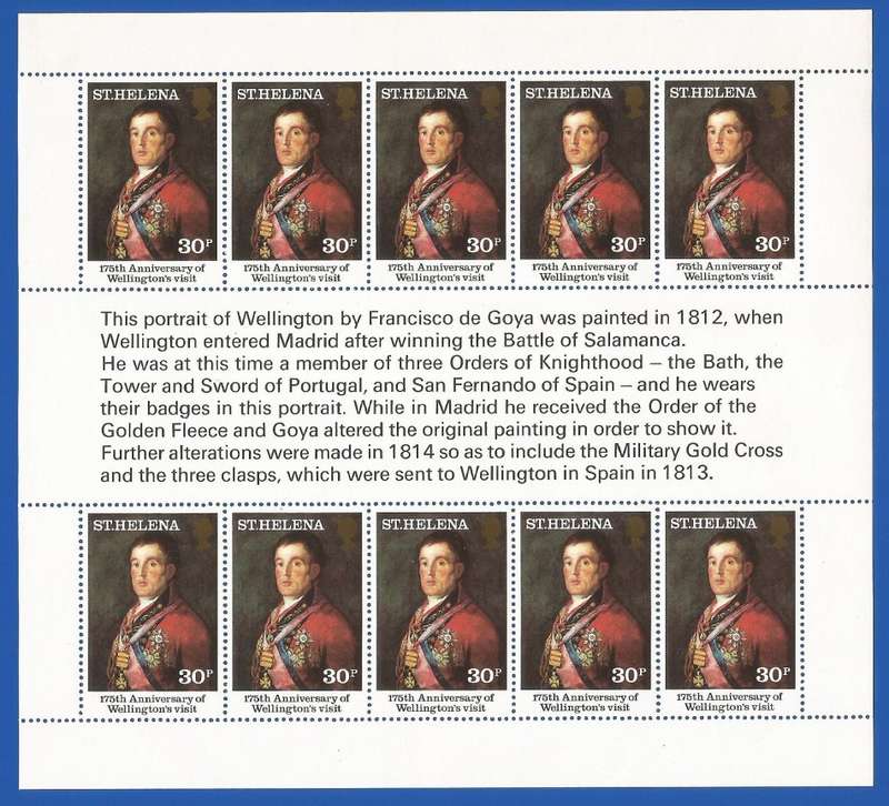 St Helena 1980 The 175th Anniversary of Wellington-MNH-Sheet-Thematic-History-Famous Person-Uniform