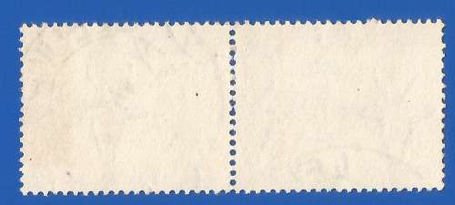 Union of South Africa SACC50a - Used- Pair- 2`6- Thematic-Transport-Wagon `Leeuwpoort` cancel