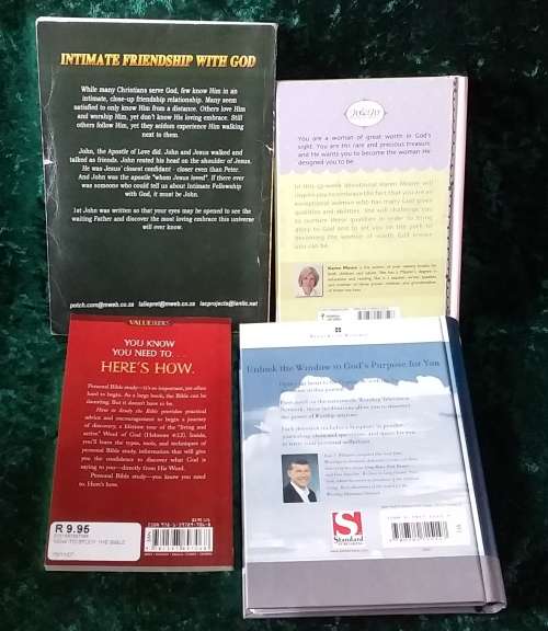 Mix Books- 4 x Christian Books- English