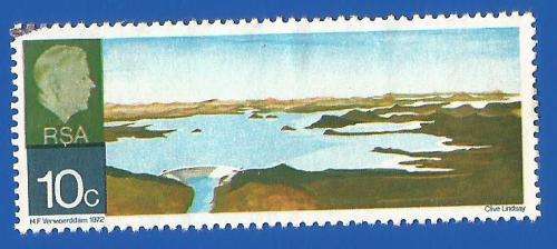 RSA- Used- 10c- Thematic- Flora- Dam