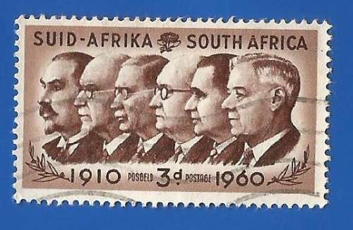 Union of South Africa- Used- 3d- Thematic- Famous People