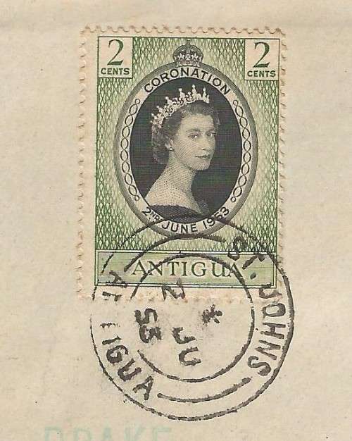 Antigua-1953-The Coronation Of Her Majesty Queen Elizabeth II - Cover- FDC-Thematic-Famous Person