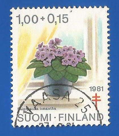 Finland 1981 The prevention of tuberculosis - Flowers-Single Stamp- Thematic-Flora-Flowers