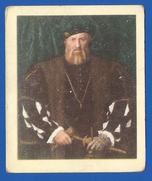 Vintage-Collectable-1xCigarette/Tobacco Card-Famous works of Art-No54-Portrait of Morette