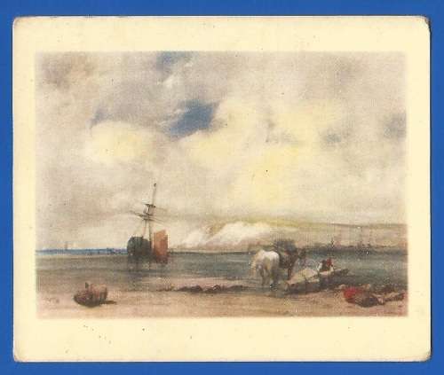Vintage-Collectable-1xCigarette/Tobacco Card-Famous works of Art-No96-The Coast of Picardy