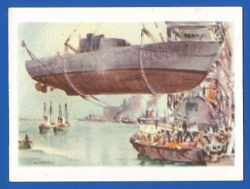 Vintage-Collectable-1xCigarette/Tobacco Card-Pictures of South Africa`s War Effort-No21-Landing M.L