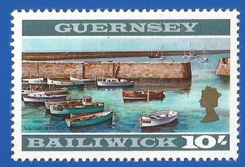 Bailiwick Of Guernsey 1969 -1970 Daily Stamps -MM-10/-Thematic-Scenery-Harbour