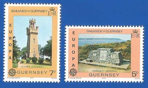 Bailiwick Of Guernsey 1978 EUROPA Stamps - Monuments -MNH-Thematic-Monuments