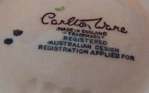 Carlton Ware `Apple blossom` Snack dish-Made In England-Collectable-Vintage-Serving  Ware