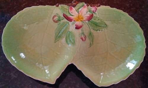 Carlton Ware `Apple blossom` Snack dish-Made In England-Collectable-Vintage-Serving  Ware
