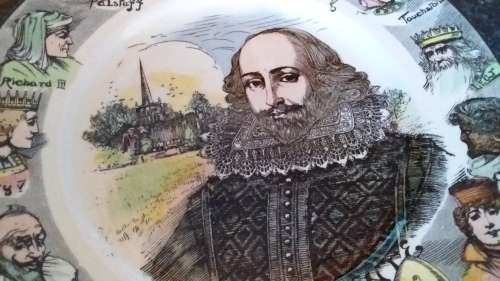 Display Plate-Royal Doulton-Made In England-D6303-Collectable-Vintage Shakespear Wall plate