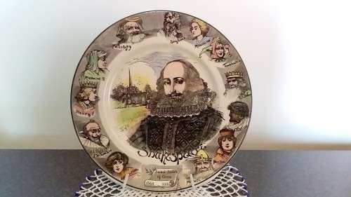 Display Plate-Royal Doulton-Made In England-D6303-Collectable-Vintage Shakespear Wall plate