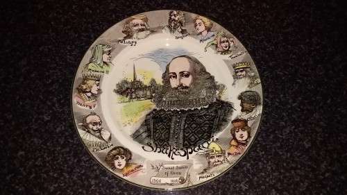 Display Plate-Royal Doulton-Made In England-D6303-Collectable-Vintage Shakespear Wall plate