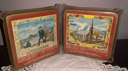 F.W.I. Golden Jubilee Coasters x 6-Collectable-Vintage