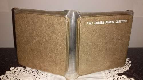 F.W.I. Golden Jubilee Coasters x 6-Collectable-Vintage