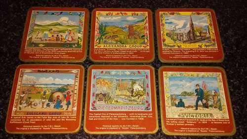 F.W.I. Golden Jubilee Coasters x 6-Collectable-Vintage