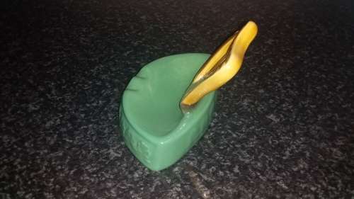 ARKLOW Celtic Harp - ARMS- -Made in Republic Of Ireland-Ashtray-Collectable-Vintage