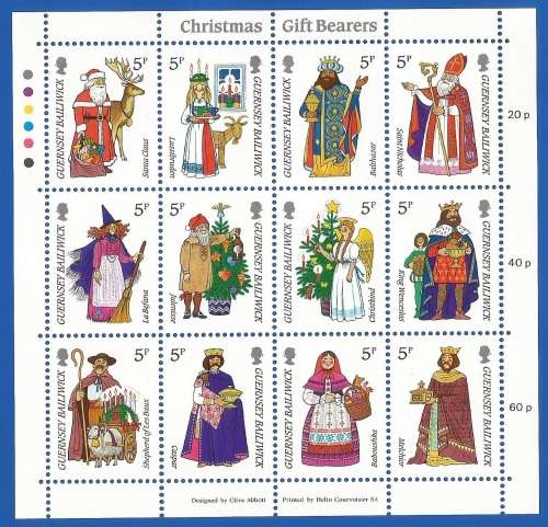 Bailiwick of Guernsey 1985 Christmas -M/S-MNH-Thematic-Christmas