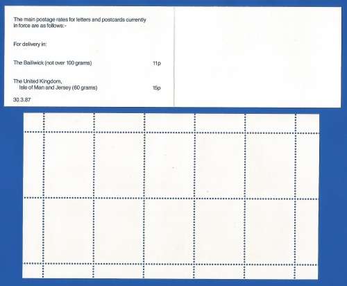 Guernsey- 1987 Daily Stamps Exploded Booklet-MNH-Thematic-Transport-Boat-Building