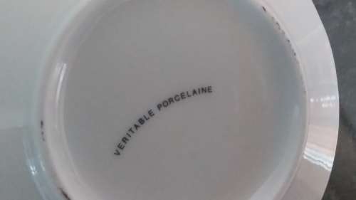 Vintage-Collectable-Small Display Plate-Veritable Porcelaine-Normandie